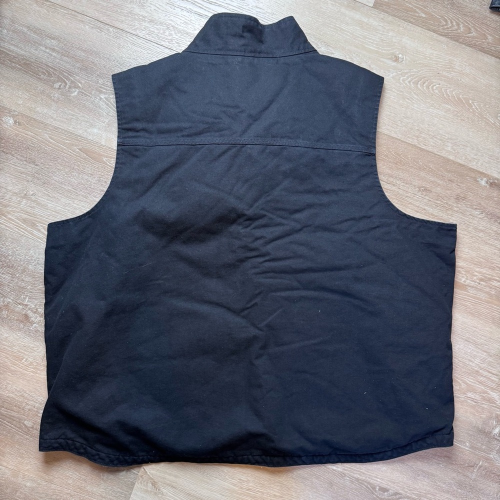 Carhartt Men’s Sherpa Line Vest Size 4XL Black - Picture 3 of 8